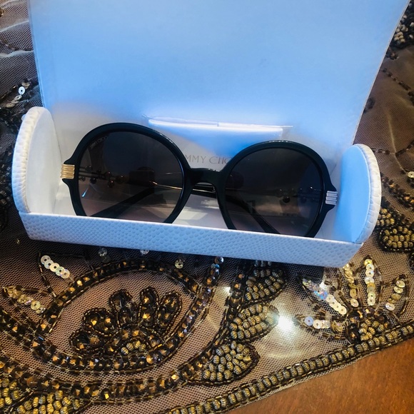 Jimmy Choo Adria 55mm Embellished Sunglasses. New. - Picture 11 of 16